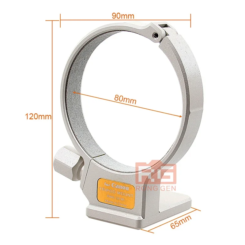 حامل ثلاثي القوائم لعدسة الكاميرا المعدنية مثبت على شكل حلقة C (wi لكاميرا Canon EF 70-all, f/1500-USM