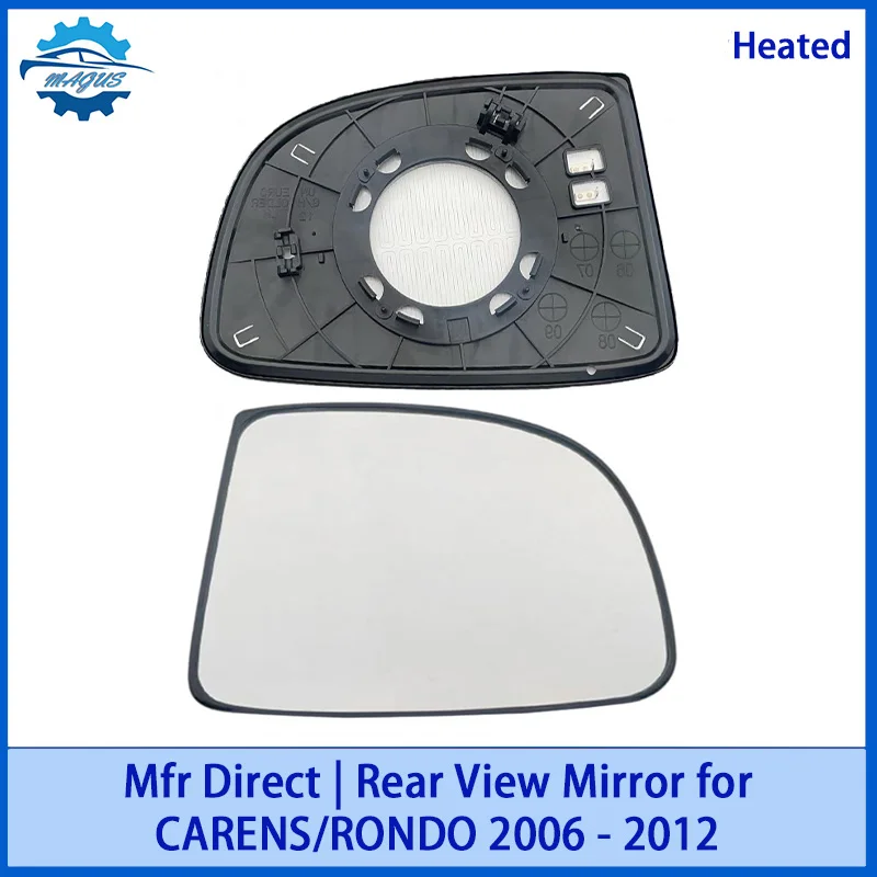 

For KIA CARENS 2006-2012 876111D500 876211D500 876211D600 876111D600 Rear View Mirror Glass Heated Car Accessories