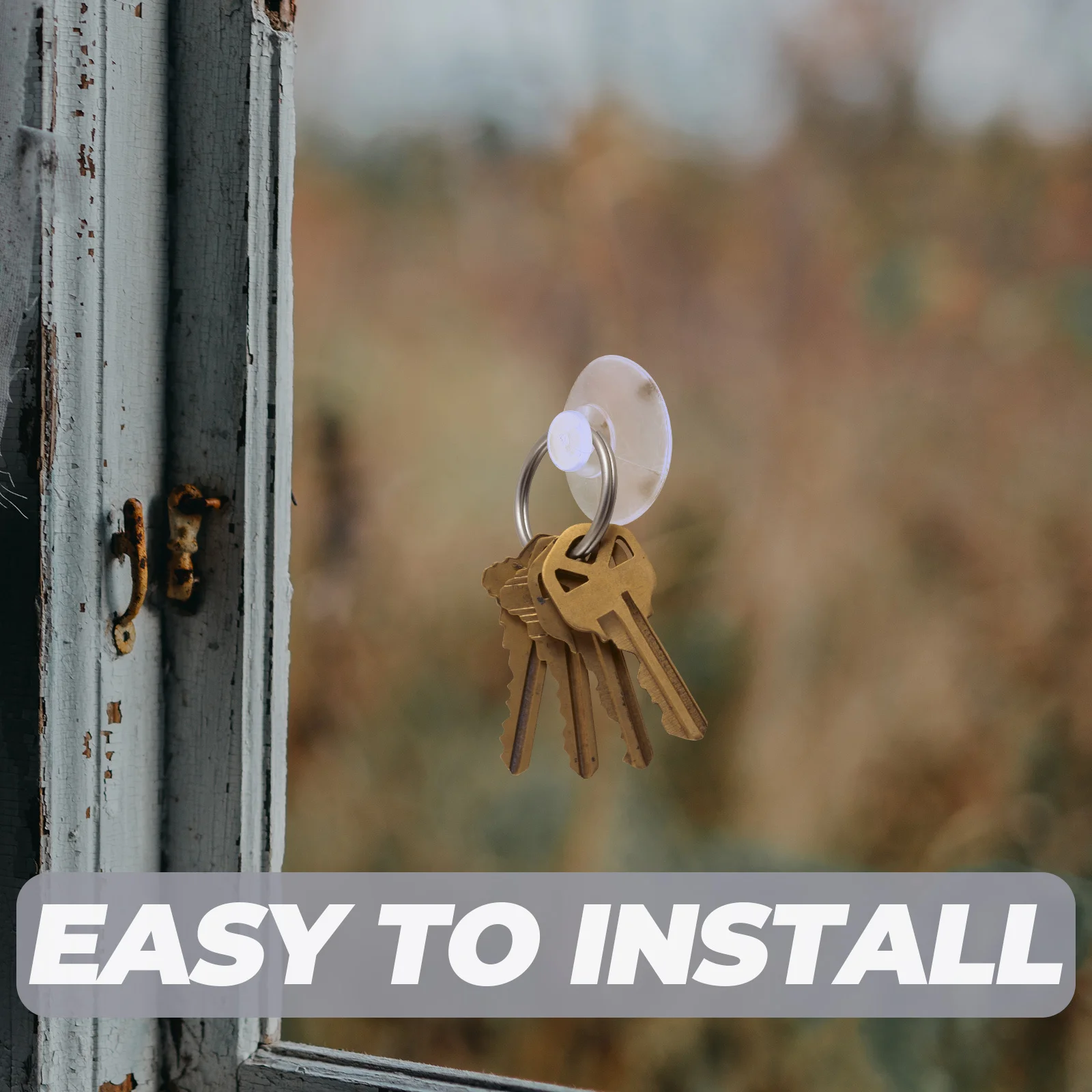 

100Pcs Small Suction Cup Hooks High Load Bearing Reusable for Glass Windows Mirrors Kitchen Bathroom Hanging Keys String Lights