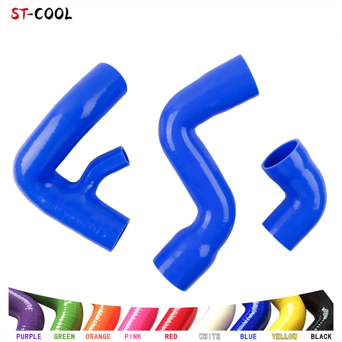 For Audi A4 B6 B6 1.8T VW Passat Turbo 2002-2005 2003 2004 Intake Hoses Silicone Tubes Piping Kit 3PCS 10 Colors