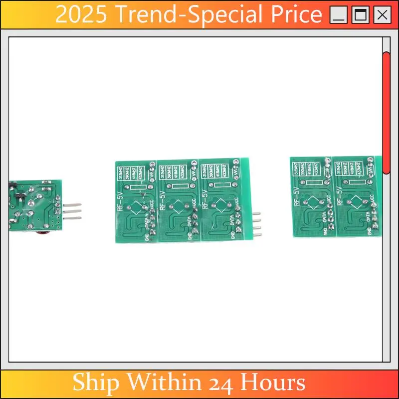 CHYY Top 315MHZ Ultra โมดูลโมดูลเครื่องส่งสัญญาณไร้สายสัญญาณกันขโมยตัวรับสัญญาณแบบพกพาโมดูลความถี่ Easy To Us