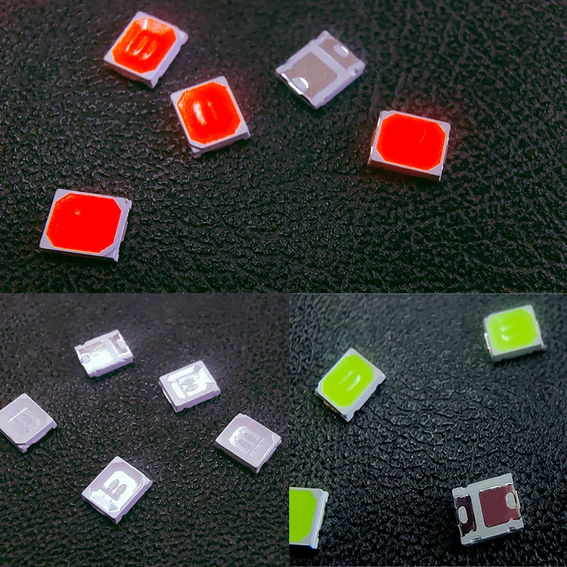 100PCS, 2835 red，green，blue，Highlight LED beads, red light, green light, blue light, power: 1W, voltage: 9V18V36V54V