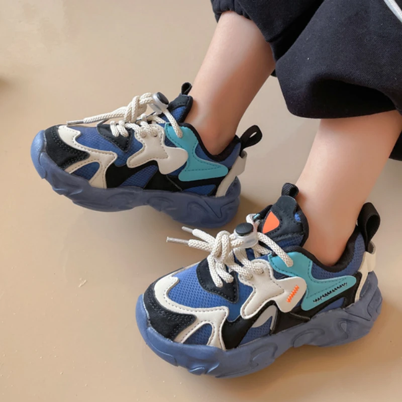 Children Casual Sports Shoes Spring New Soft Soled Shoes Toddler Boys Girls Sneakers Kids Mesh Breathable Fashion Running Shoes