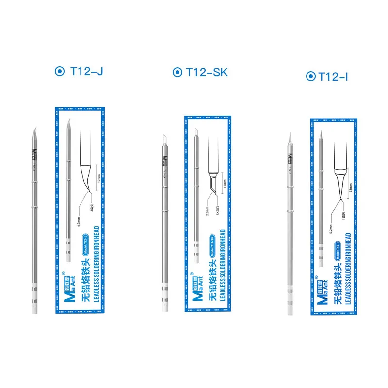 Stazioni di saldatura T12 display digitale LCD stazione di rilavorazione del controller termico pid per BGA SMD con punte per saldatore T12 3 pezzi