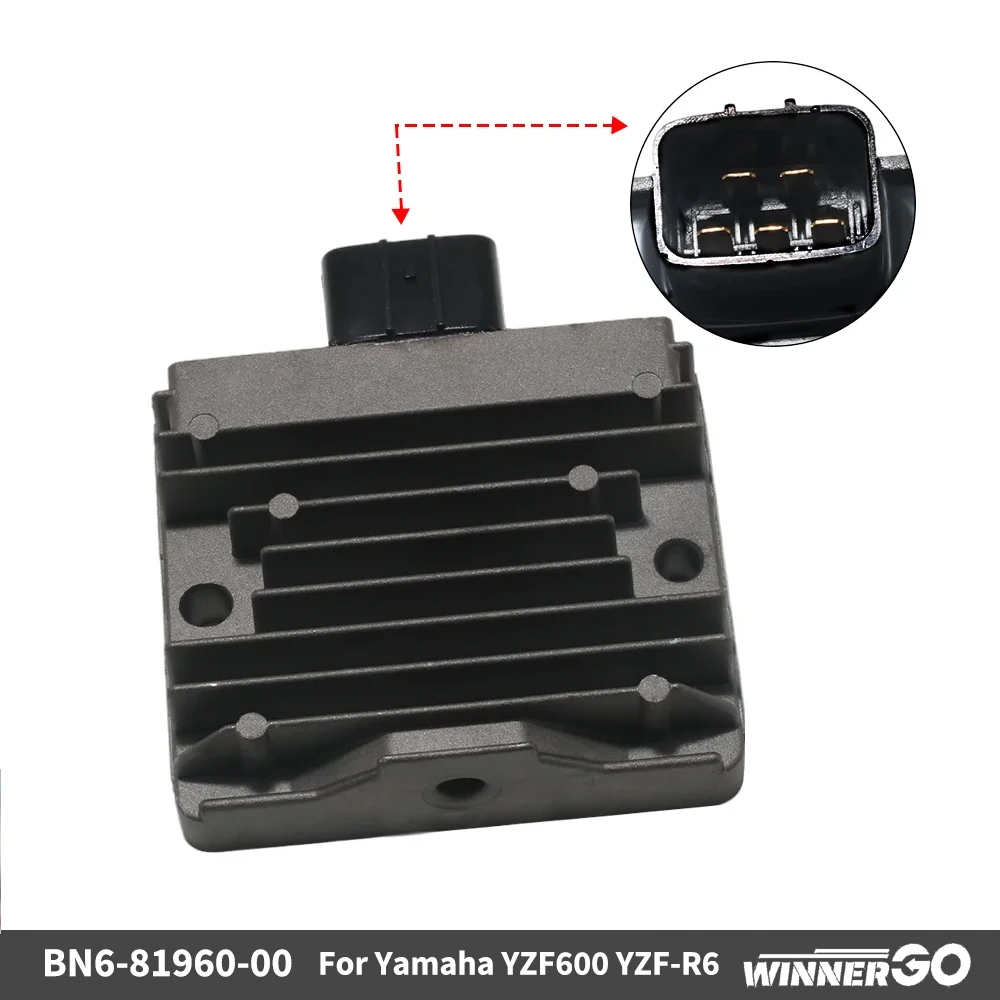 Motorcycle Voltage Regulator Rectifier For YAMAHA YZF600 YZF-R6L 2020 YZF-R6 YP125RA XMAX125 YP400RA XMAX400 ABS BN6-81960-00