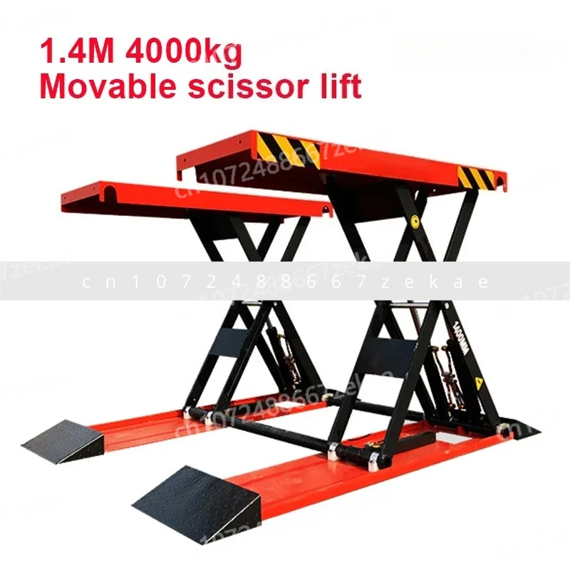 سعر المصنع 4000 كجم 1.2 م/1.4 م/1.6 م/1.8 م مقص هيدروليكي متنقل للسيارة رافع مقص متحرك للبيع