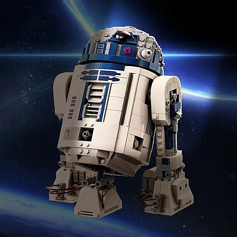 

Diy 1050PCS R2-D2 Space Robot Building Bricks Compatible DIY Construction Toys Children Adults Festival Birthday Gifts