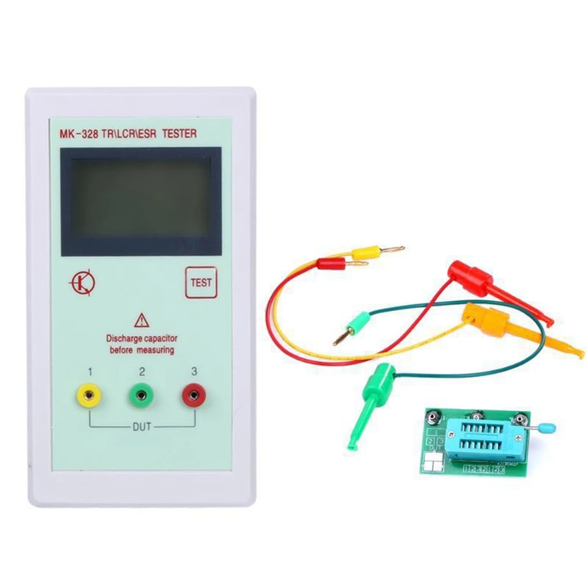 

MK-328 TR LCR ESR Capacitance Resistance Tester Resistance ESR Meter