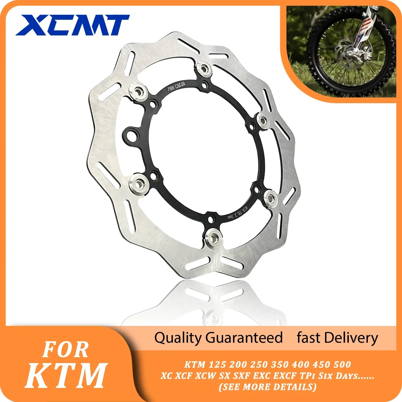 

260mm Front Brake Disc Wave Floating For KTM 125 200 250 350 400 450 500 XC XCF XCW SX SXF EXC EXCF TPi Six Days 1994-2023
