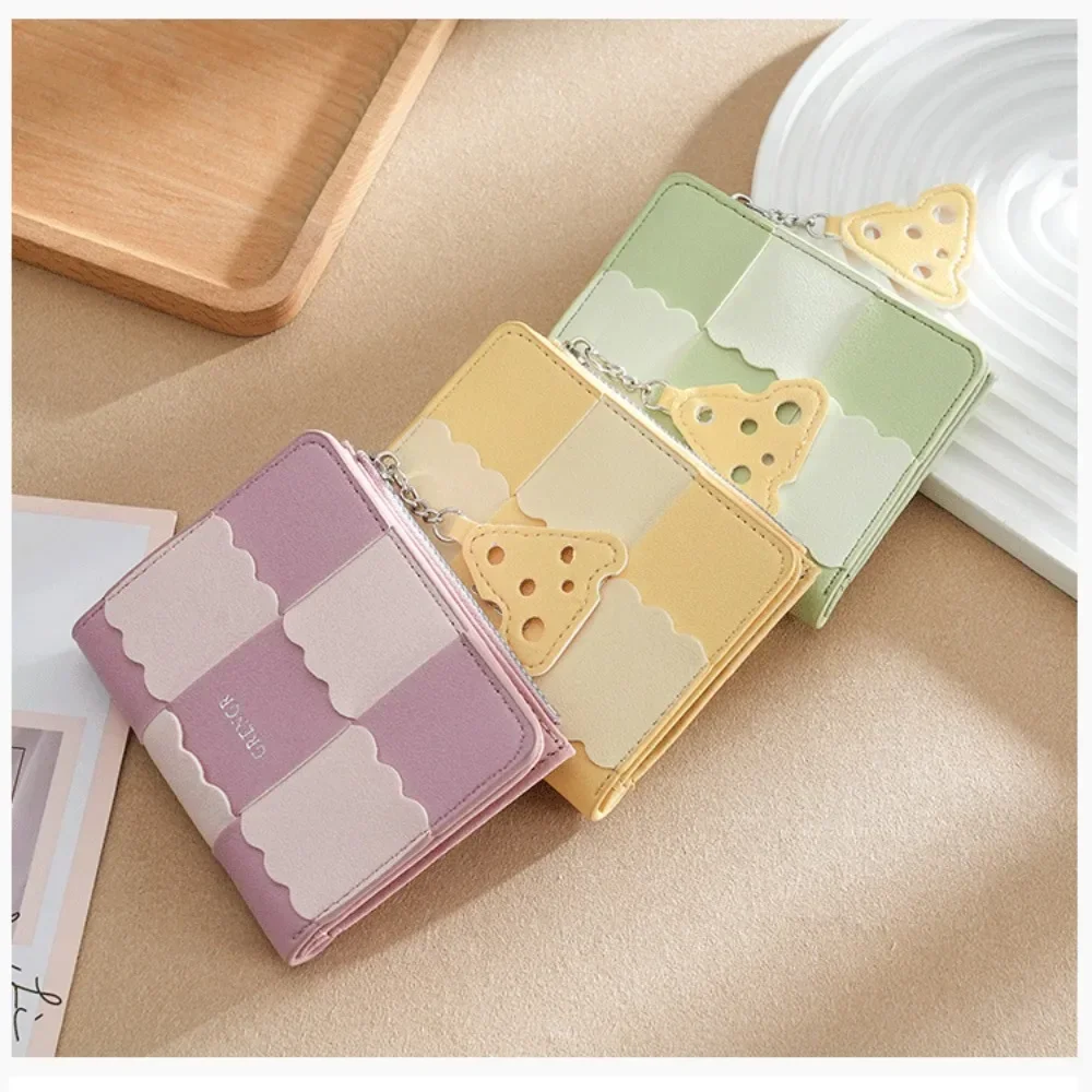 

Women Wallets PU Leather Female Purse Mini Hasp Solid Multi-Cards Holder Coin Short Wallets Girls Slim Small Wallet Zipper Hasp