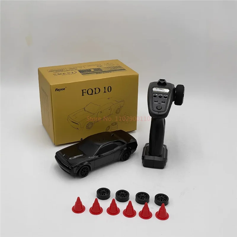 Fqd10 1/20 Challenger coche de Control remoto totalmente proporcional 4wd giroscopio Drift Car Racing modelo de simulación juguete para regalo