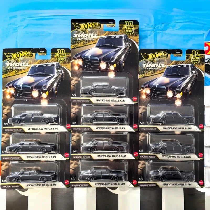 In Magazzino Hot Wheels FPY86 Thrill Scalatori Serise Benz Mitsubishi Pressofusione Modello Giocattoli Modello di Auto Collezione di Giocattoli A Sorpresa Auto
