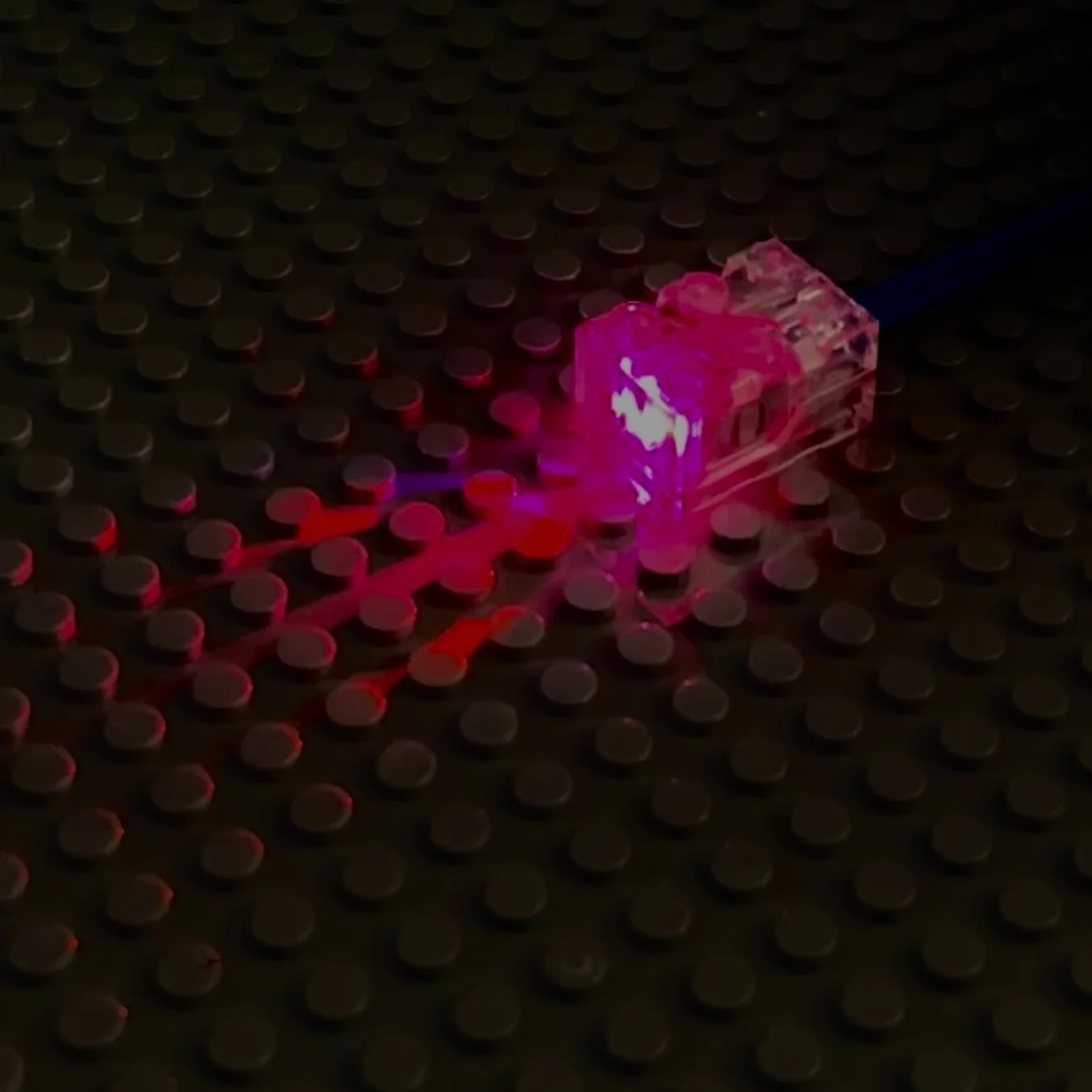 2025 neue 1/2/5 stücke MOC Farben 3x2 Dot LED Licht mit Batterie Spielzeug Zubehör Licht-Emittierende DIY Kompatible Bausteine Kinder