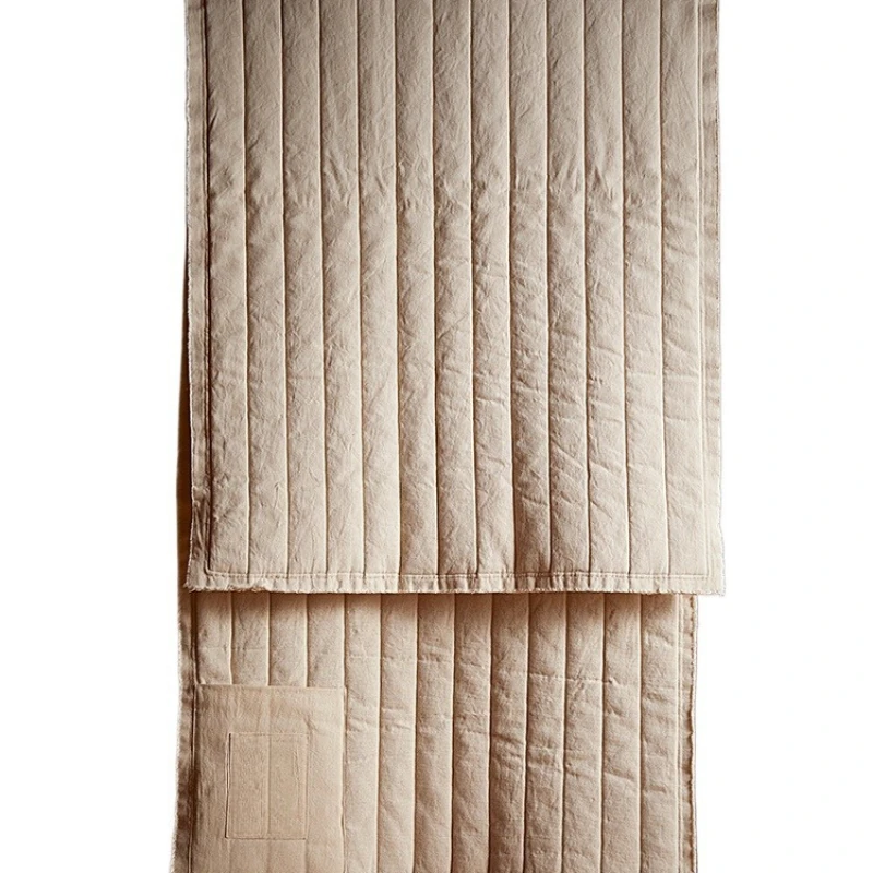 

Pure cotton yoga mat machine washable thickened widened non-slip foldable household environmentally