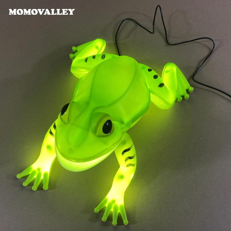 Parks decorative lighting ramadan 2024 charm lighted illuminated led dynamic 3d frog party christmas decorations for outdoor