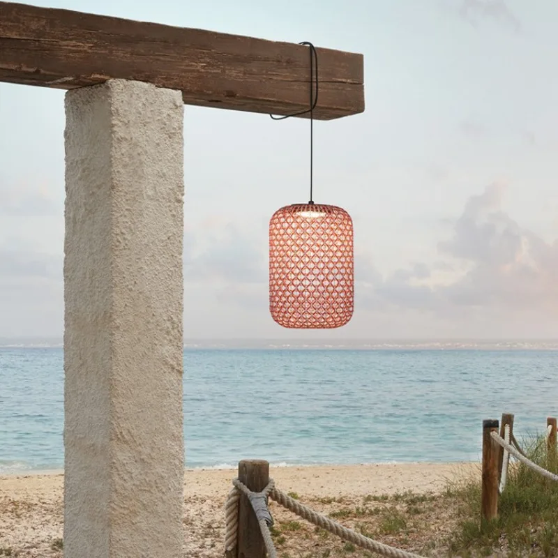 

Outdoor chandelier waterproof garden light villa gate homestay store door head light new outdoor red lantern balcony light