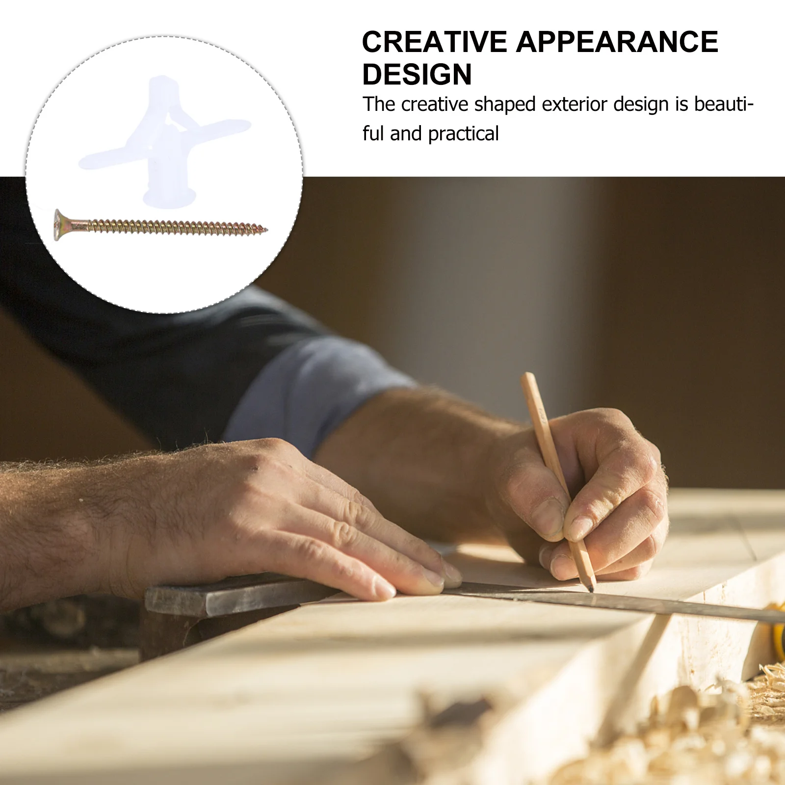 

100pcs Aircraft Expansion Screws Heavy Duty Wall Anchors For Hollow Plasterboard Drywall Fixings Plastic Anchor Hardware