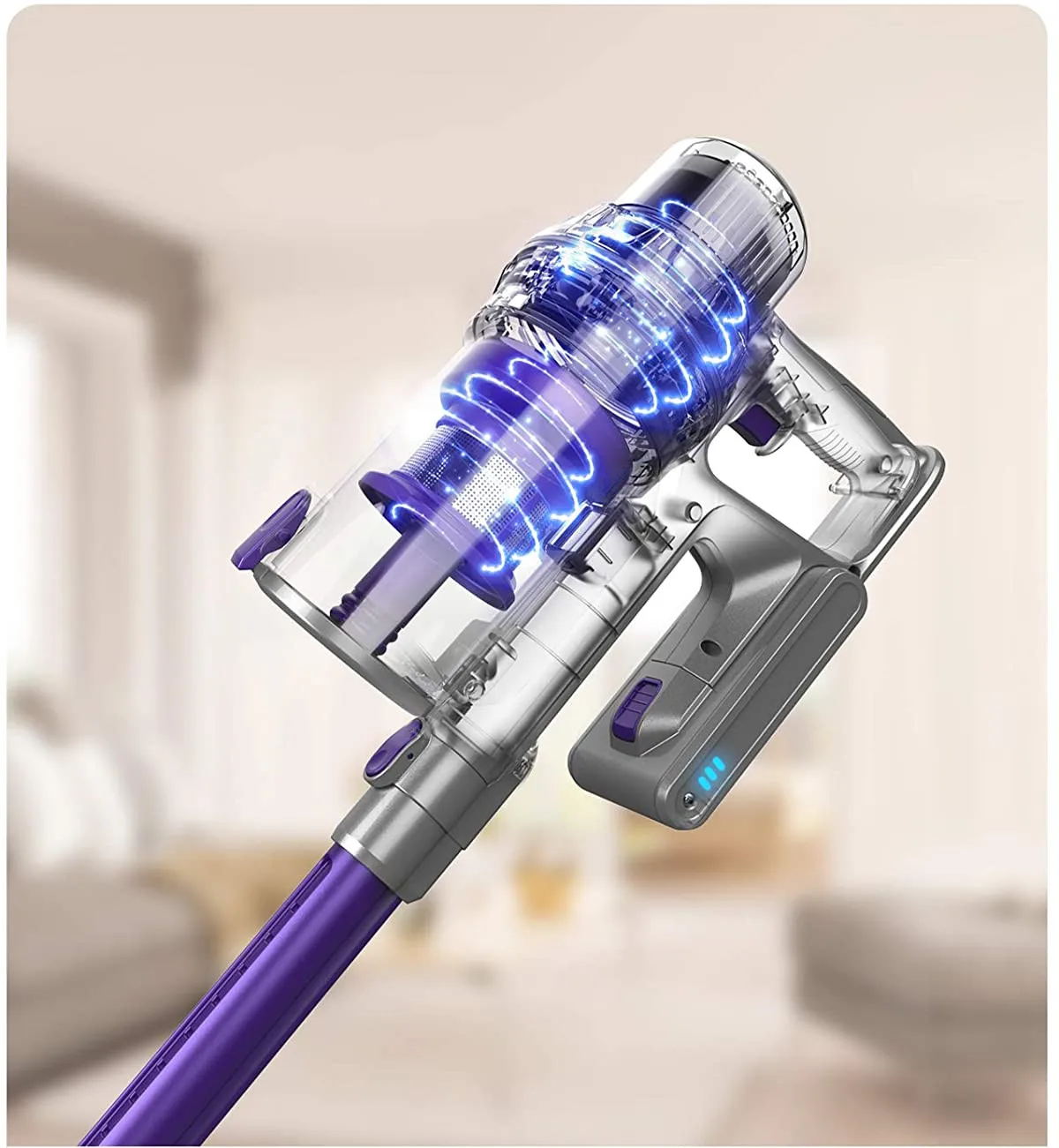 Top Seller Home Electric Floor Cyclone Rechargeable Battery Stick Upright Wireless Cordless Handheld  Telescoping Vacuum Cleaner