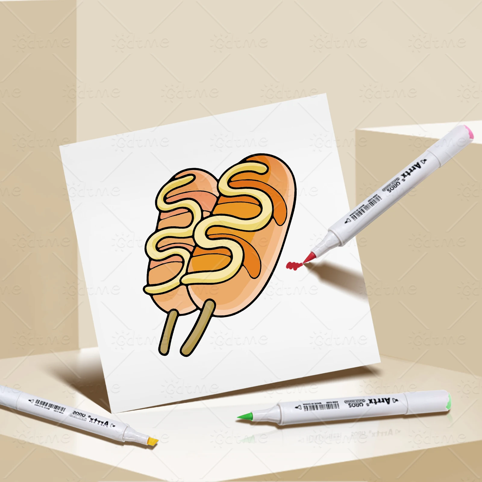 FOOD SWEETS Bold-easy Patterns Coloring Book for Adults Cute Drawing Book Perfect Gift for Party and Birthday image 5