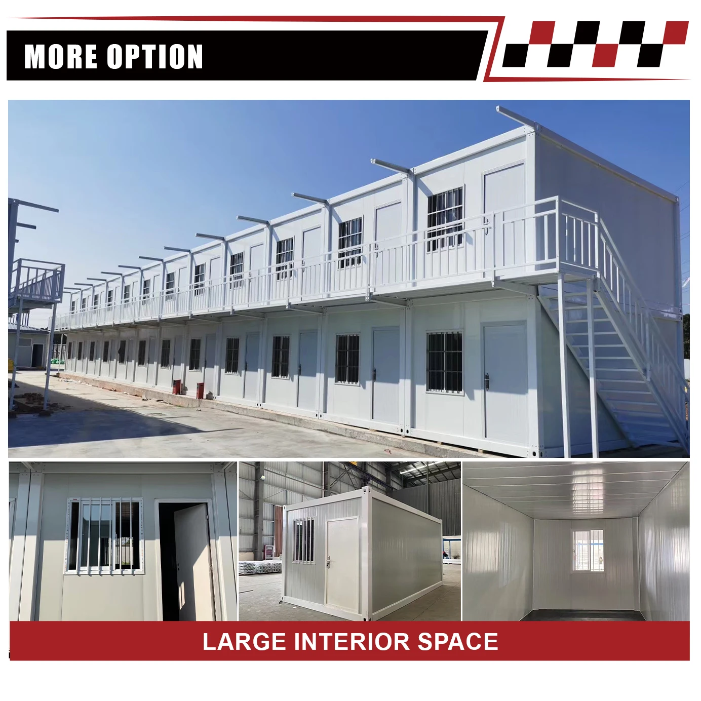 Cammi House Casa 20ft Tiny Modular Home Kitchen Detachable Container Houses Flat Pack Container House Folding Home Relief Camp