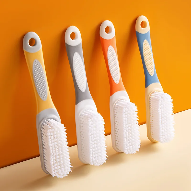 Long-handled Soft-bristled Shoe Brush Contrast Washing Brush Multi-functional Cleaning Brush Household Shoe Laundry Brush