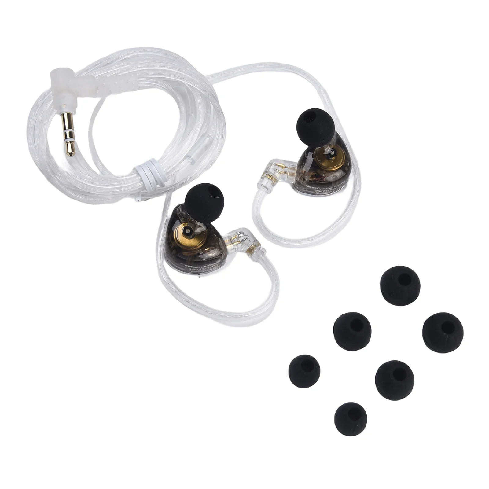 Vocalism Principle Dynamic Coil Earphones Dual Magnetic Circuit Earphones Silicone Earcaps Included Ergonomic Design