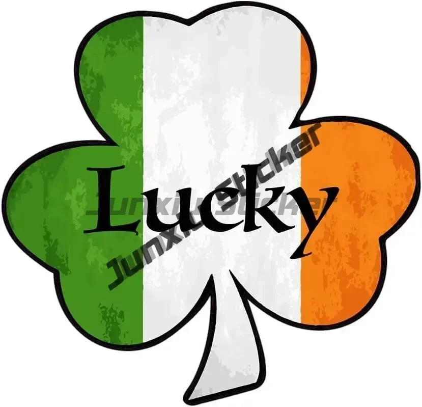 ملصقات Lucky Shamrock أيرلندا الأيرلندية الفلين Sligo Derry Galway Ashford Castle ملصق الختم جولة العلم الديكور PVC الملحقات #6