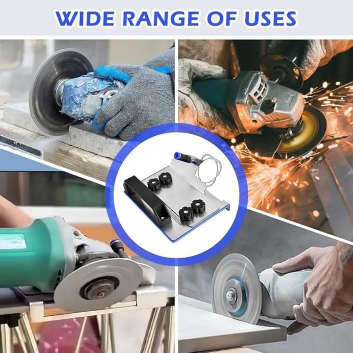 Angle Chamfer Tool for Finely Cut Stand Holde / Saw Blade,Tile Cutting Efficient Angle Bracket Tiling for Type 100 Angle Grinder - view 4
