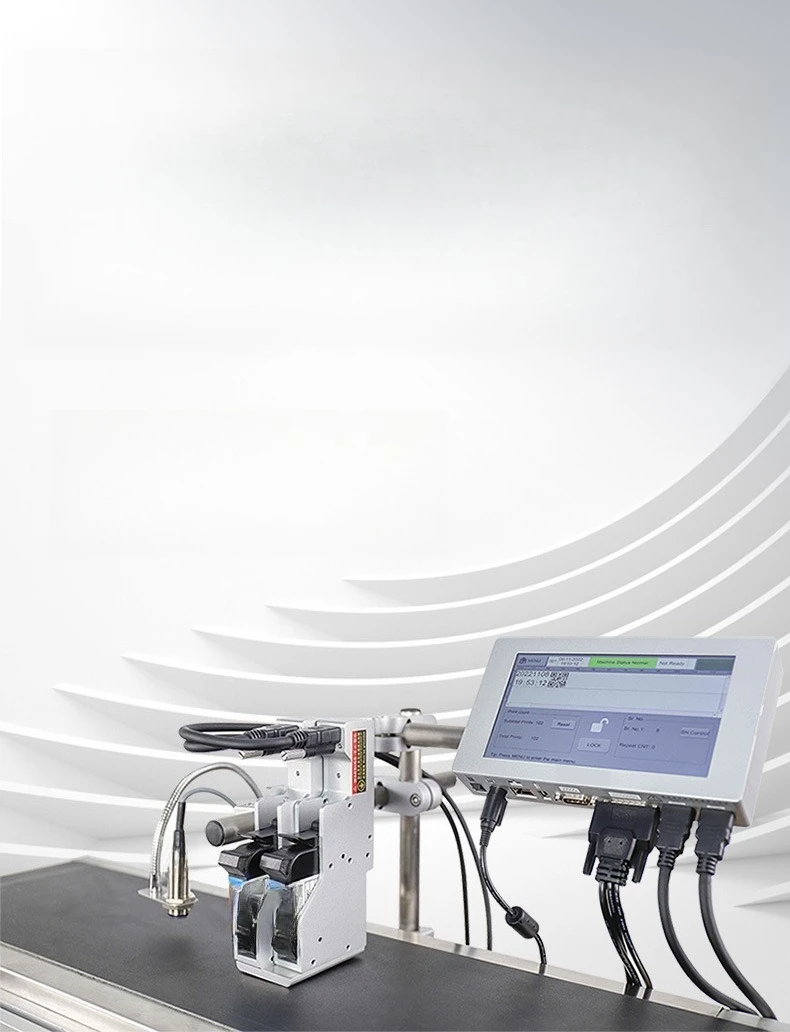 

Small assembly line coding machine Date batch number QR code Packaging bag Pearl cotton high resolution online inkjet printer