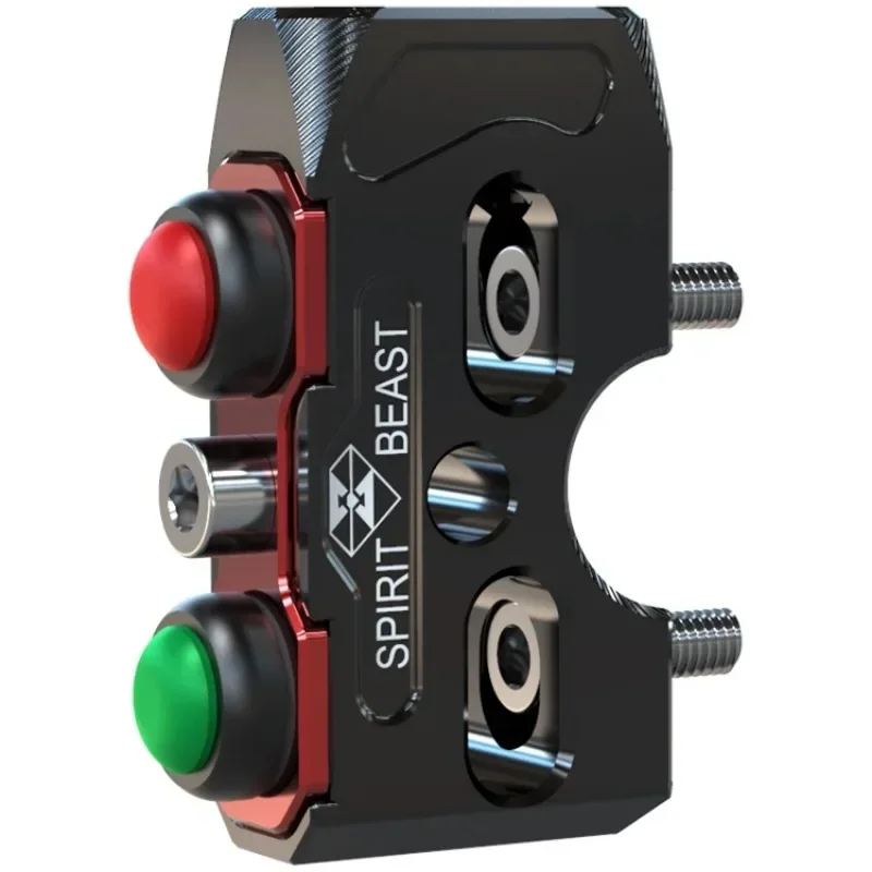 دراجة نارية مفتاح الإضاءة الجمعية الملحقات العالمية لسوزوكي ياماها موتو المقود الأضواء التحكم على الخروج #6