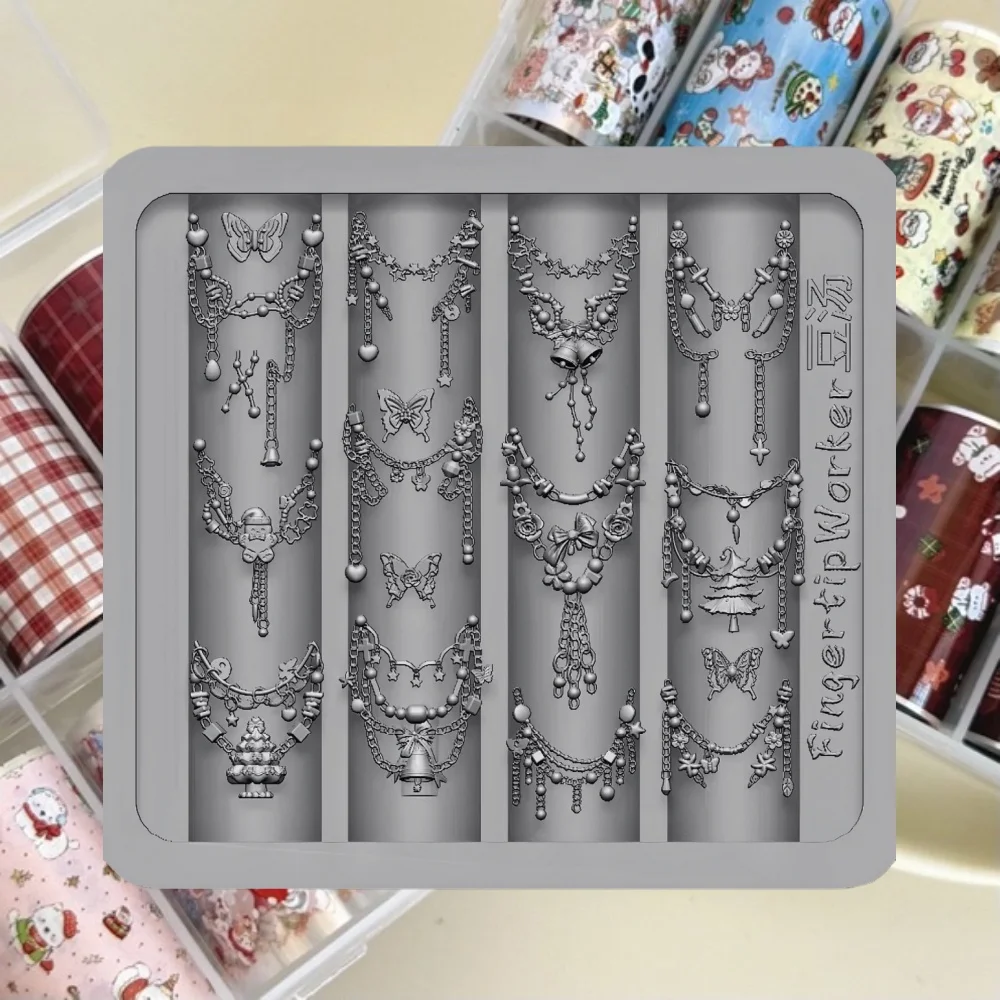 natal-arco-corrente-micangas-molde-transferencia-de-papel-transparente-manicure-molde-de-silicone-artista-do-prego-diy-ferramenta-de-arte-artesanal