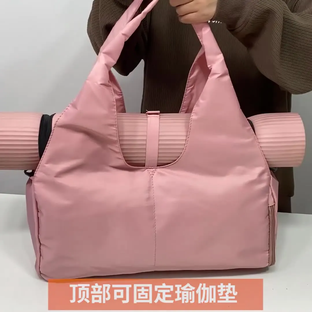 

Yoga Mat Gym Bag For Women Sports Handbags Travel Fitness Tote Bag Yoga Swimming Shoulder Bag Large Capacity With Shoulder Strap