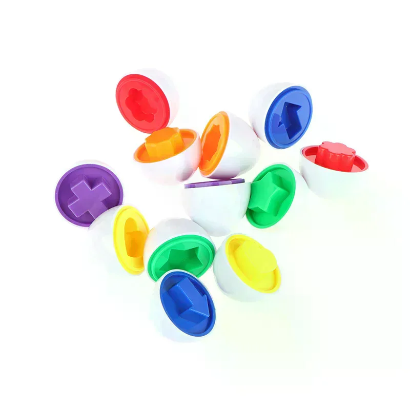 1Pc Eieren Vorm Montessori Bijpassende Kleur Educatief Speelgoed voor Baby en Peuters Herkenning Sorter Puzzel Leren Speelgoed Gift