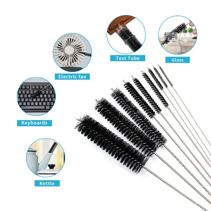 Pipe Cleaning Brush Valve Carbon Deposition Clean Universal Teapot Nozzle Straws Clean Brushes Car Cleaning Tool Car Accessories