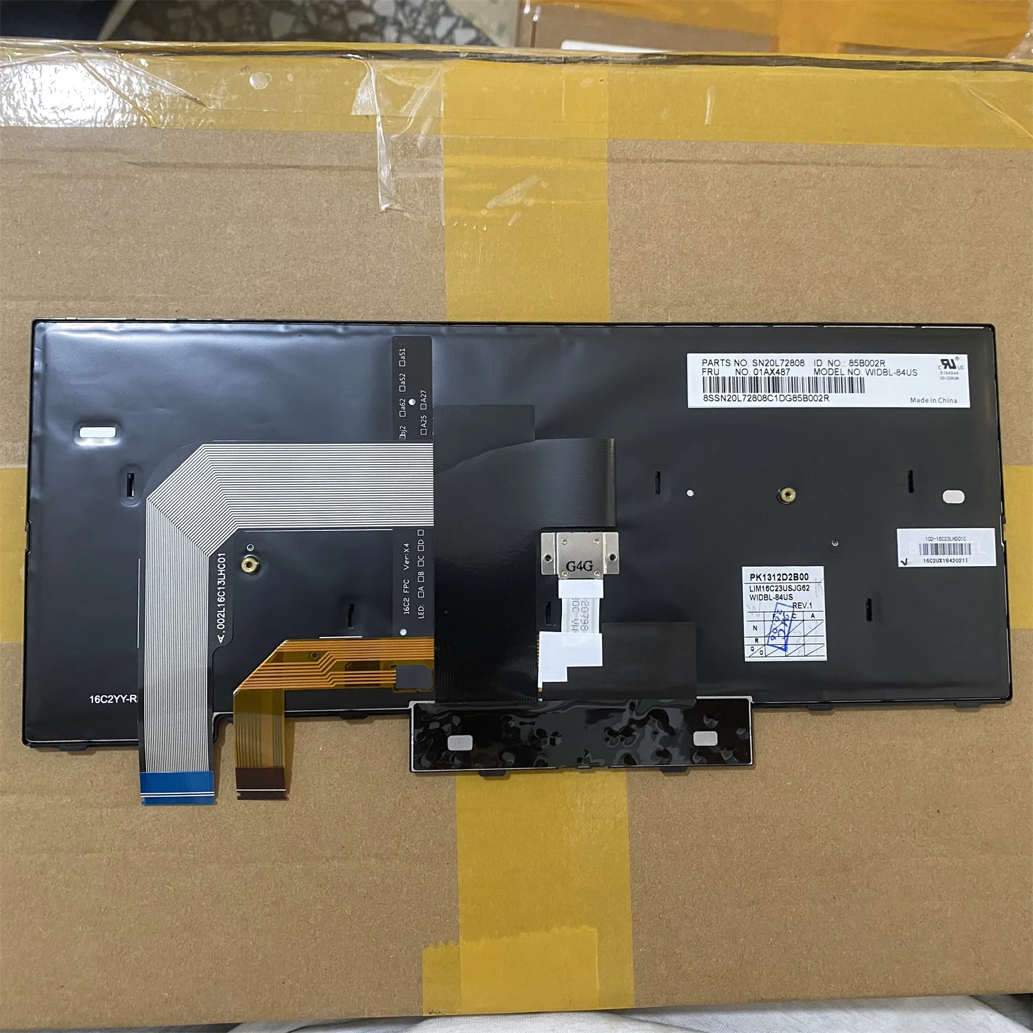 New And Original USA English Backlight Keyboard For Lenovo ThinkPad T470 T480 01AX487 01AX528 01AX569 view 4