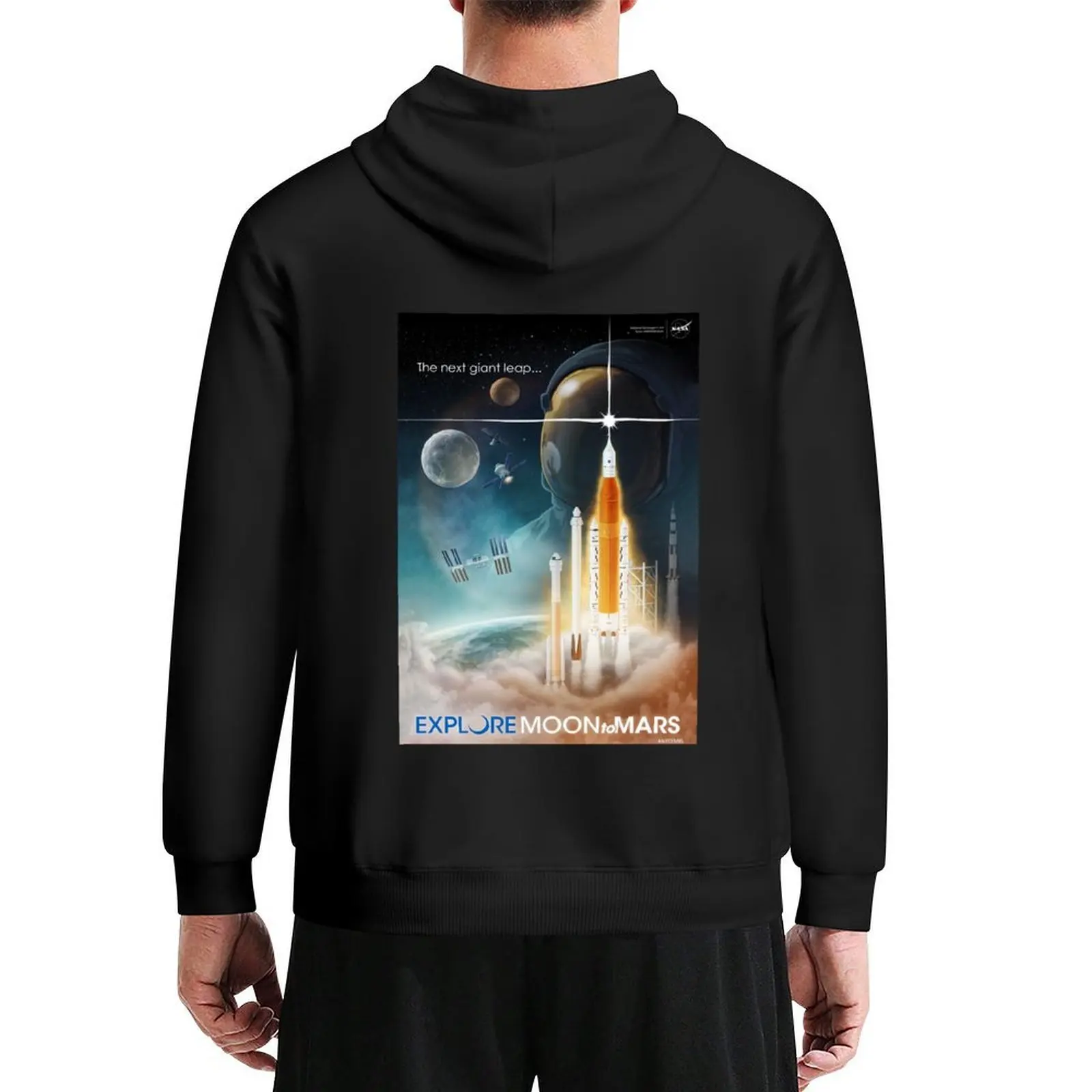 

Artemis Program - Explore Moon to Mars Hoodie autumn winter clothes graphic t shirts men men hoodie
