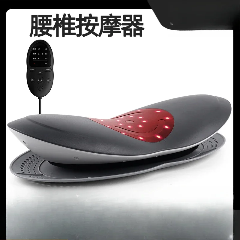 Lumbar spine massager Electric massager Vibration hot compress Lumbar spine traction instrument Household