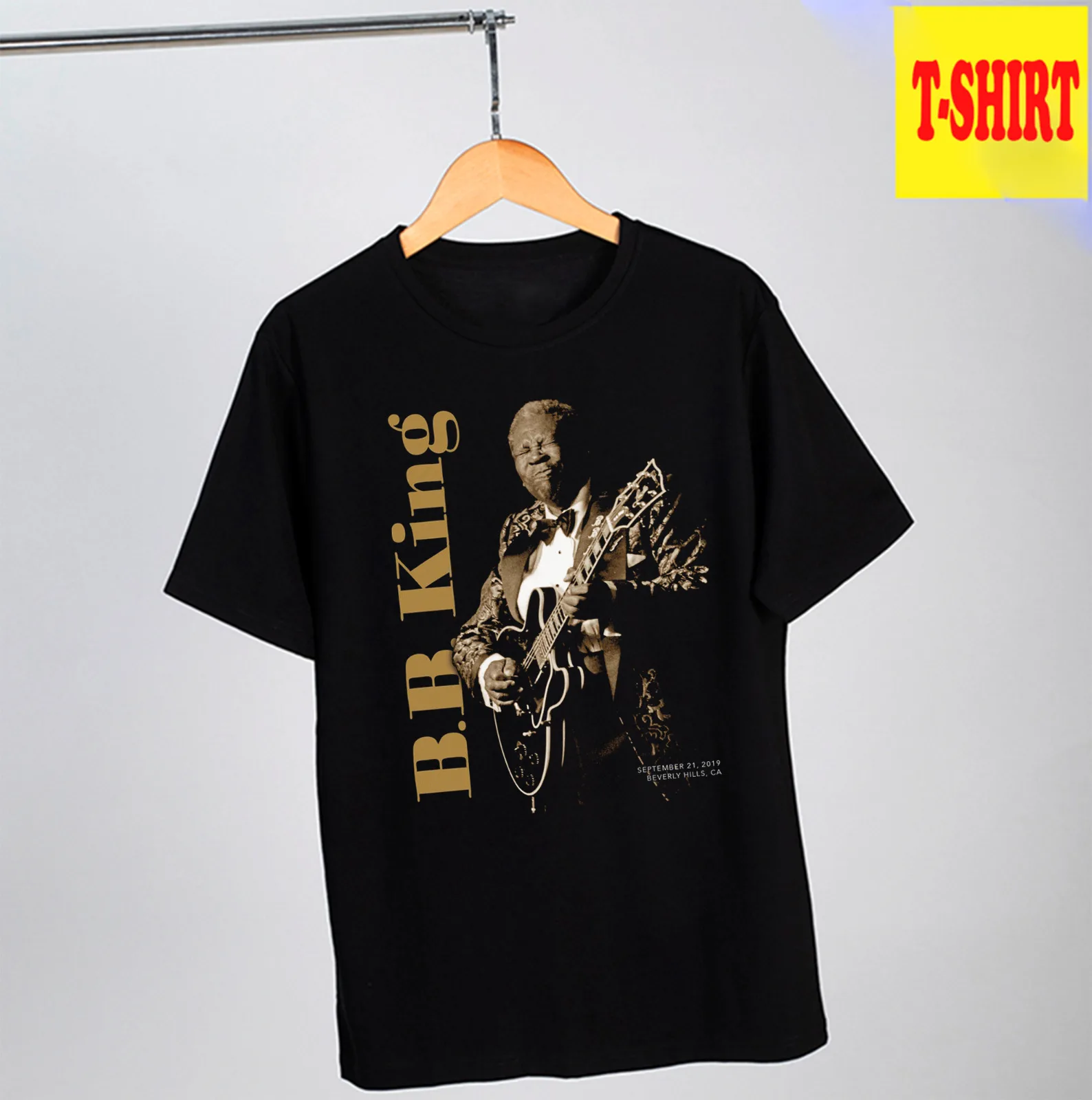 Singer BB King BB King Legends Live T Shirt S-4XL Gifl Short Sleeve EE562