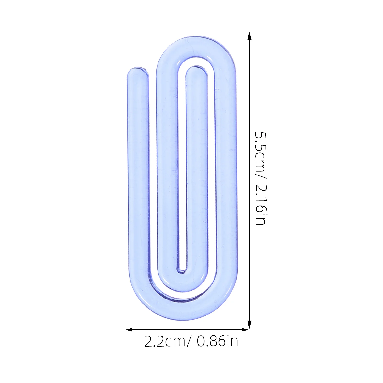 مشابك ورق بلاستيكية صغيرة باللون الأزرق، مشابك ورق بلاستيكية كبيرة لملفات الحرف اليدوية، لوازم قرطاسية تثبيت كبيرة