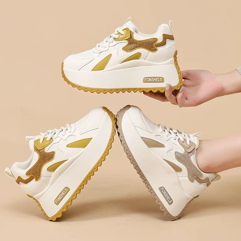 

Casual shoes 2025 autumn and winter thick soled women's casual single shoes versatile and fashionable women's shoes