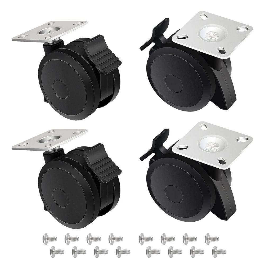 Oven caster replacement set 2 69828 and 2 69827 casters compatible for Weber E 210 E 215 grill models 46110001 46810001