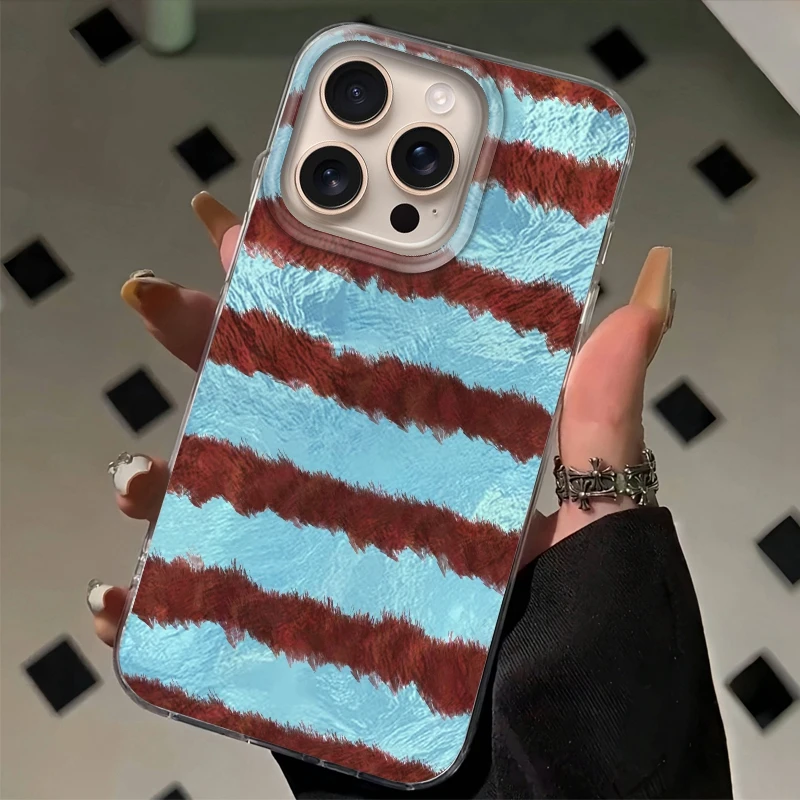 Funda de teléfono Retro con empalme de leopardo para Apple iPhone 16 15 14 13 Pro Max 16e 12 11 7 8 Plus XR X XS SE 2020 2022 Funda Coque