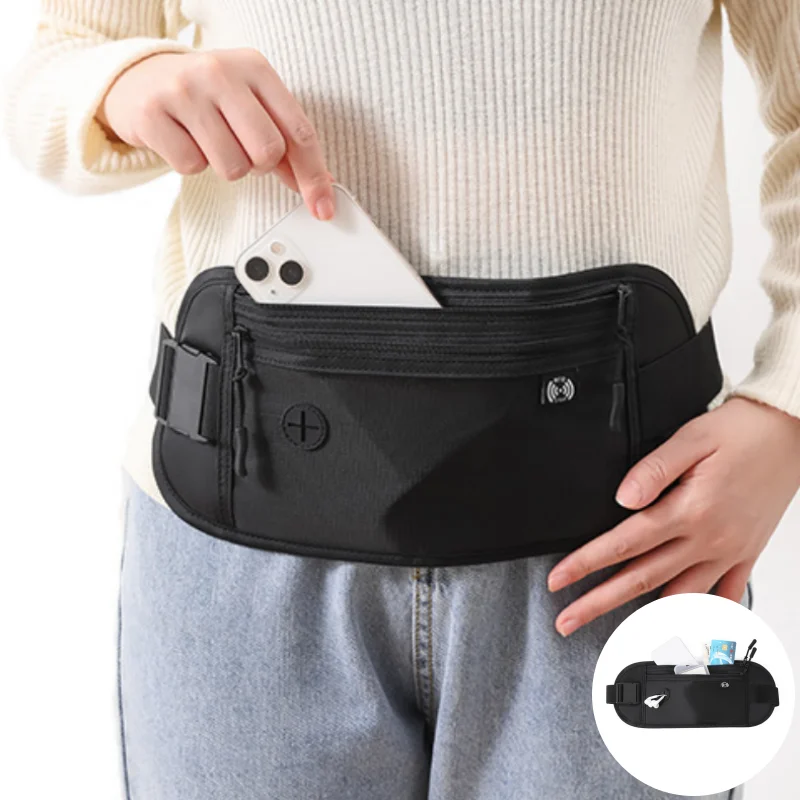 Sports Fanny Pack Women Belt Bag Men Running Waist Bag Mobile Phone Gym Bags Running Accessories Adjustable Strap Waist Bags