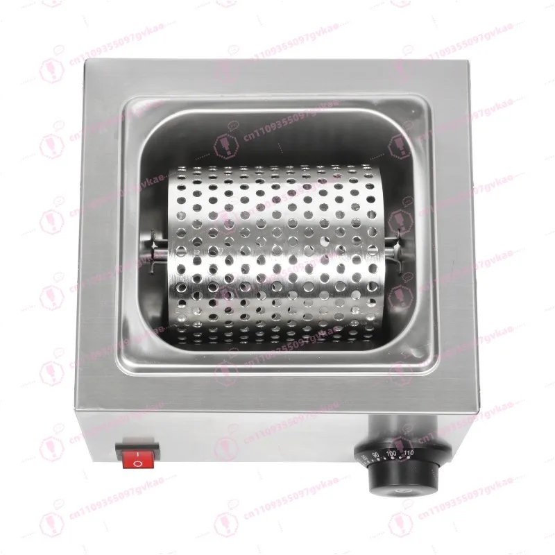

Zantuo Electric Butter Melting Roller, 304/201 Stainless Steel, American Hamburger Tool for Street Vending Hamburger Stalls