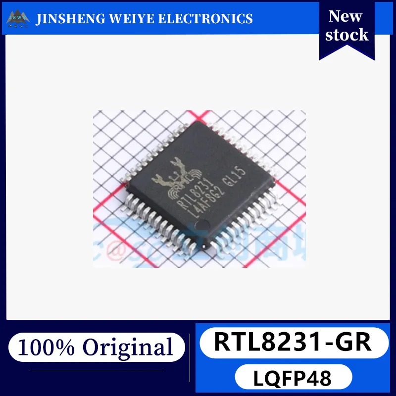 

(5/50 pieces) RTL8231-GR LQFP48 RTL8231 Ethernet transceiver chip brand new original in stock.