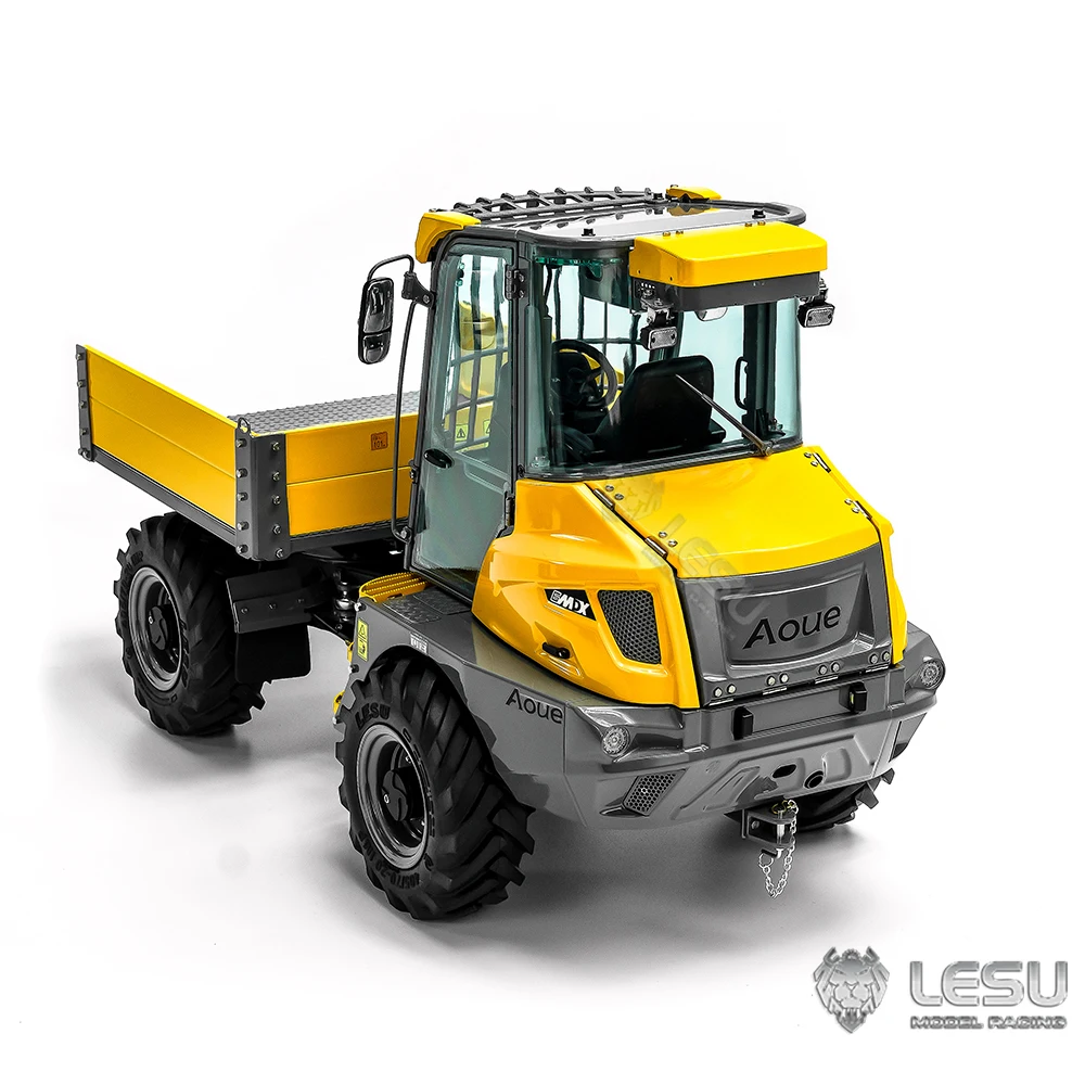 รถดัมพ์ไฮดรอลิก LESU Metal 4x4 1/14 RC รุ่น 6MDX-B ST8 พร้อมรีโมทคอนโทรล  ทาสีสำเร็จรูป สำหรับเด็กผู้ชาย รุ่น TH23011