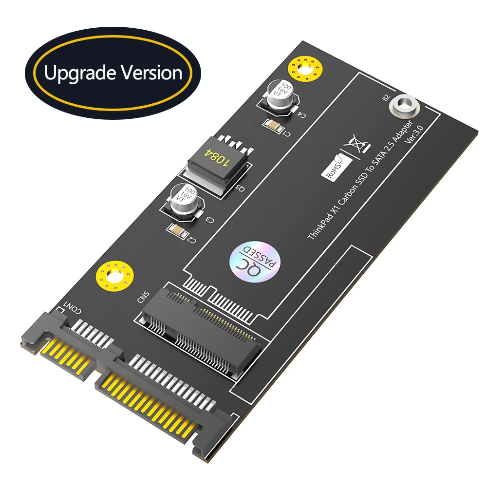 20 x 6-pin SSD to SATA 2.5-inch adapter for Lenovo X1 Carbon Ultrabook SSD converter card