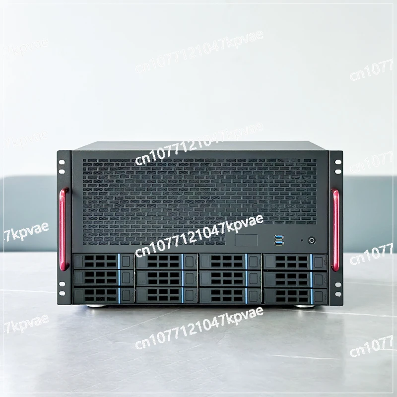 12 Bay NAS Chassis ATX Motherboard ATX Power Supply 8 Full Height Slots Enterprise Home Qunhui AIO Server