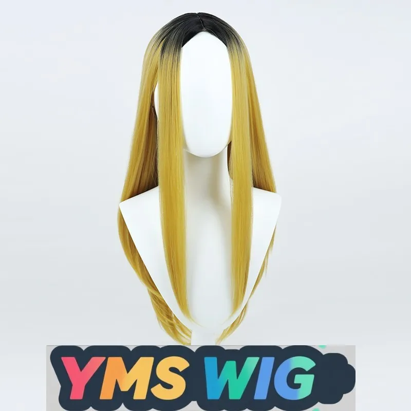 【YMS perruque】 volley-ball garçon Gou griffe meulage cheveux longs Version Cosplay perruque transgenre femme Version teint cuir chevelu réaliste