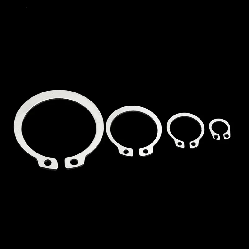 316 A4 Stainless Steel Shaft Bearing Retaining Clip Snap Ring C Type External Snap Washer Circlip M10 M11 M12 M13 M14 M15~M120